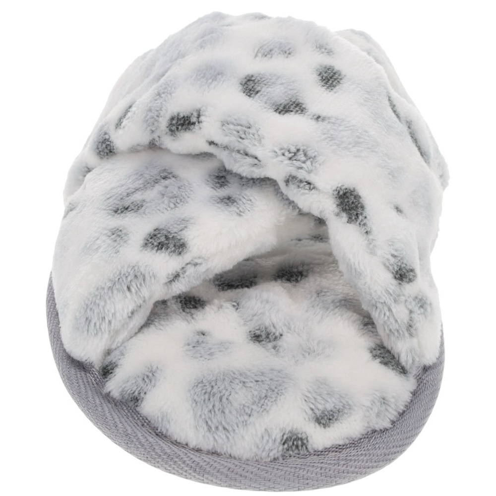RACHEL Rachel Roy Plush Cheetah Slippers & Blanket Gift Set Cozy NWT - Picture 2 of 8